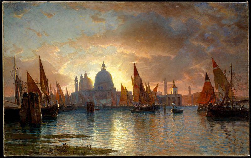 Santa Maria della Salute, Sunset, William Stanley Haseltine